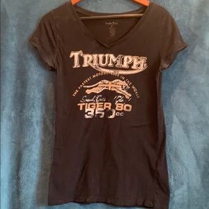 Triumph Lucky Brand tee shirt size medium